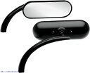  }CN~[ - ~jȉ~` AlX Oval Mirror - Black - Left 13-412 DRAG 06400499