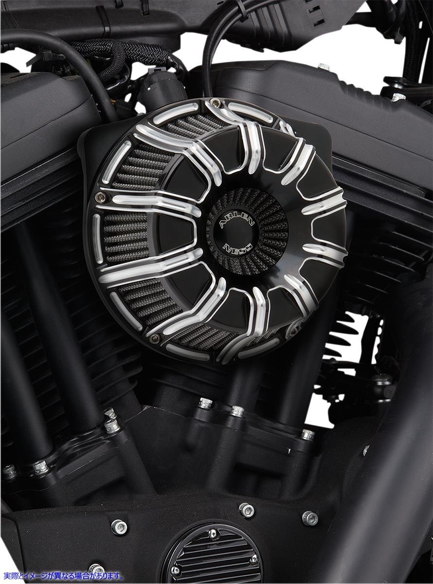 【取寄せ】 アレンネス ARLEN NESS 18-945 Air Cleaner 10 Gauge XL Black Inverted Series エアクリーナー キット ― #DRAG SPECIALTIES #10101507