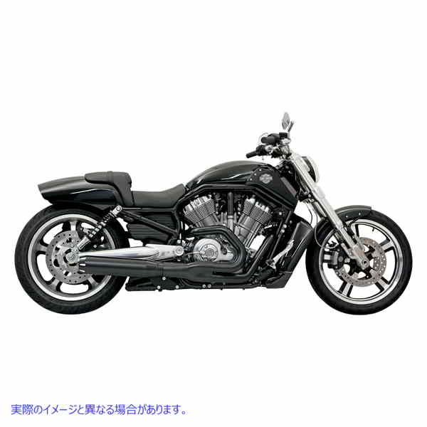 取寄せ Road Rage II B1パワー2：1システム バッサーニ エキゾースト B1 2:1 Exhaust - Black 1V38RB DRAG 18001316