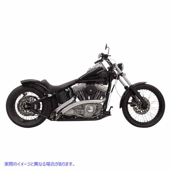 取寄せ ラジアルスイーパーエキゾースト バッサーニ エキゾースト Radial Sweeper Exhaust - Chrome 1SD1F DRAG 18001611