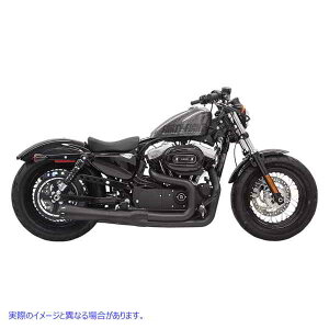 取寄せ Road Rage II Mega Power 2：1システム バッサーニ エキゾースト Mega Power Exhaust - Black 1X32RB DRAG 18001637