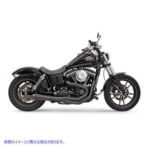 取寄せ Road Rage II Mega Power 2：1システム バッサーニ エキゾースト Mega Power Exhaust - Black 1D32RB DRAG 18002170