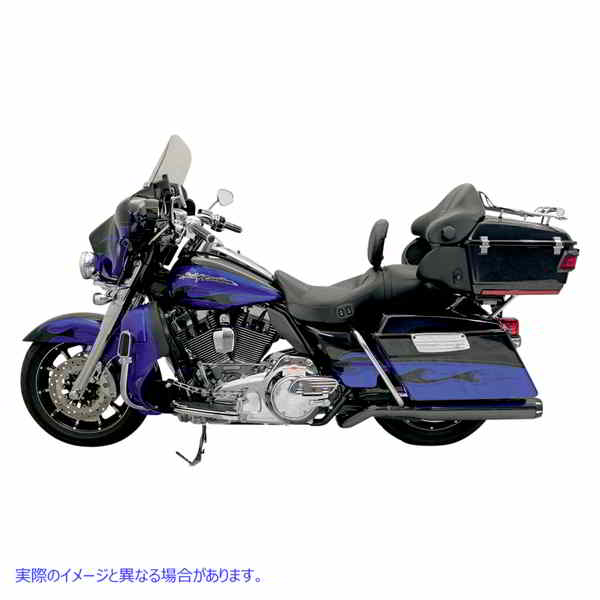 取寄せ Road Rage II B1エキゾーストシステムのための擬似マフラー バッサーニ エキゾースト B1 Pseudo Muffler - Black - FL '09 - '20 1F59RB DRAG 18010551