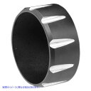 取寄せ 3インチの火力シリーズスリップオンマフラーのエンドキャップ バッサーニ エキゾースト 3 Endcap - Black - Fluted BE30T D...