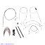  ץ꡼ȥƥ쥹ȥϥɥ륱֥/֥졼饤󥭥åȤޤ С꡼֥ Complete Stainless Braided Handlebar Cable/Brake Line Kit For 14 Ape Hanger Handlebars B30-1088 DRAG 06100740