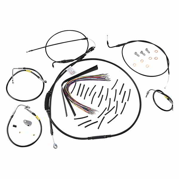 取寄せ バガーバーハンドルバーを備えた初期のツアーバイク用のコントロールキット バーリーブランド C..