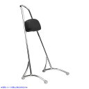 取寄せ 背もたれパッド付きの背の高いシッシーバー バーリーブランド Tall Sissy Bar - Chrome B13-1501C DRAG 15010514