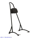 取寄せ 背もたれパッド付きの背の高いシッシーバー バーリーブランド Tall Sissy Bar - Black B13-1505B DRAG 15010585