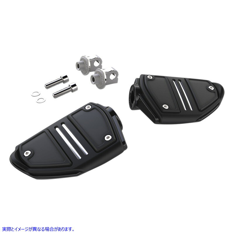 取寄せ ツインレールフットペグ - マウント付き - ブラック シロ Twin Rail Footpeg - With Mount - Black 61425 DRAG 16201865