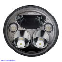  7 Trubeam wbhv JX^ _Ci~NX 7 TruBEAM Headlamp - Black - Chieftain CDTB-7-IF-B DRAG 20011574