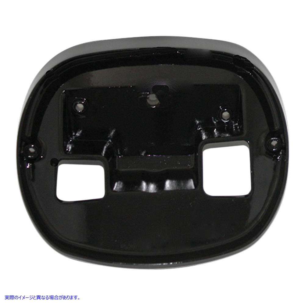 取寄せ テールライトベースプレート カスタム ダイナミクス Taillight Base Plate - Black TL-BASEPLATE-B DRAG 20101276