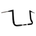 取寄せ Buck-50ハンドルバー クロームワークス Handlebar - FLH - 12 - Black 300712 DRAG 06015351