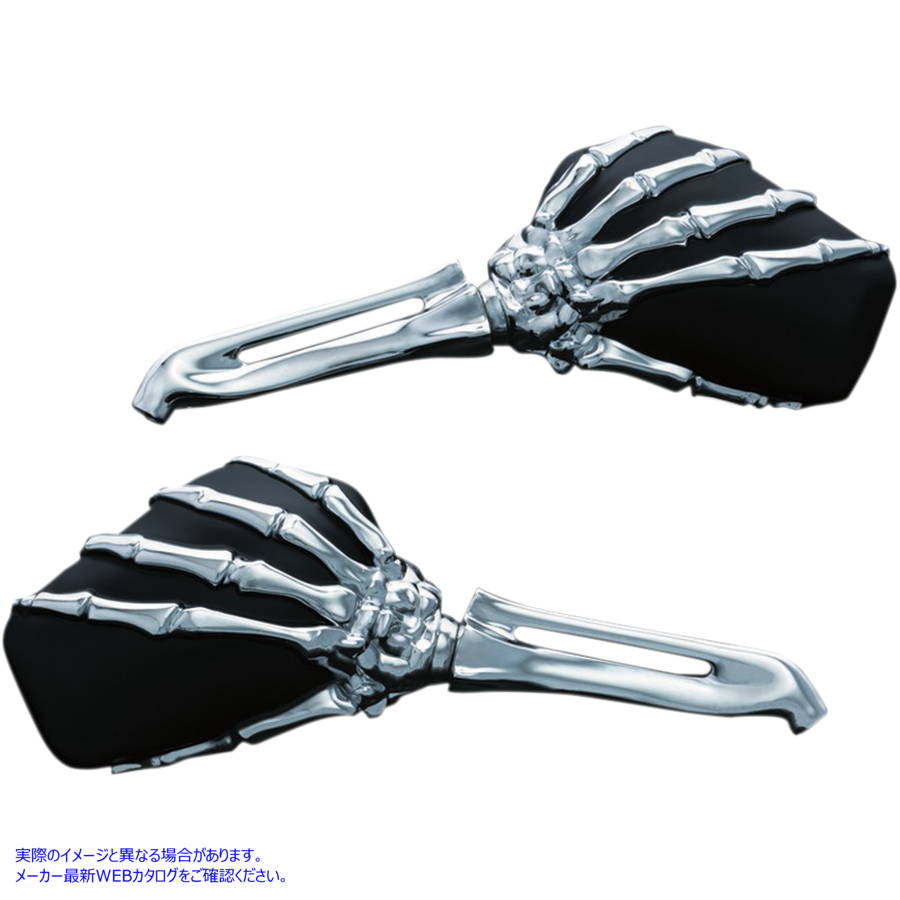  ȥϥɥߥ顼 䥭 Skeleton Mirror - Chrome/Black 1759 DRAG 06401099