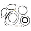  LAåѡ Cable Kit - 12 - 14 Ape Hanger Handlebars - ABS - Stainless LA-8056KT3-13 DRAG 06620909