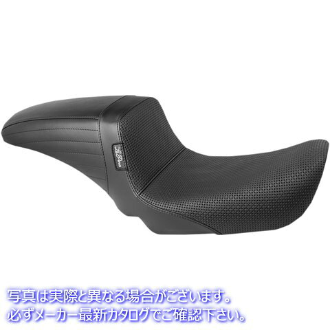 取寄せ キックフリップシート - バスケットウィーブ - ブラック - FXD 06-17 ラペラ Kickflip Seat - Basketweave - Black - FXD '06-'17 LK-591BW DRAG 08030581