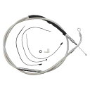取寄せ 高効率ポリッシュステンレスクラッチケーブル マグナム Clutch Cable - Polished 52366HE DRAG 06522910