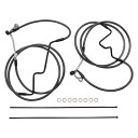 取寄せ Black Pearl デザイナー ハンドルバー取り付けキット マグナム Control Cable Kit - Black Pearl? 487993 DRAG 06620965