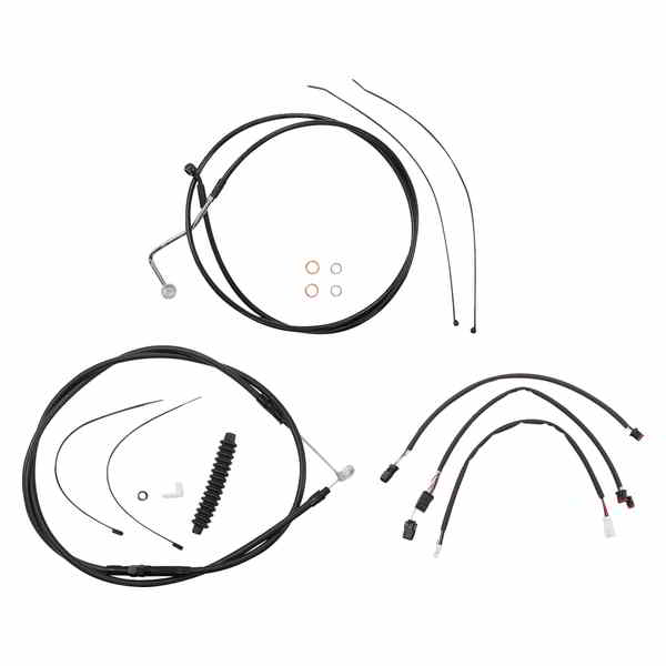 取寄せ XR ハンドルバー取り付けキット マグナム Control Cable Kit - XR - Black 486981 DRAG 06620988