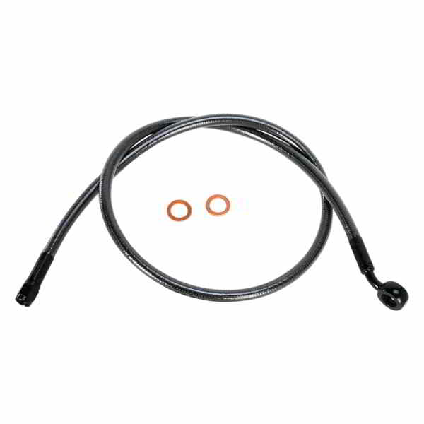 取寄せ ブレーキライン - 7/16インチ - 35° - 34インチ - ブラックパール マグナム Brake Line - 7/16-..