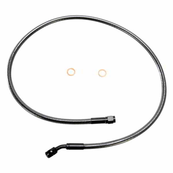 取寄せ ブレーキライン - 10 mm-35° - 32インチ - ブラックパール マグナム Brake Line - 10 mm-35° - ..