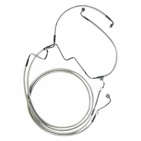 取寄せ ブレーキライン - +2インチ - スターリングクロマイト マグナム Brake Line - +2 - Sterling Chromite AS370162 DRAG 17416143