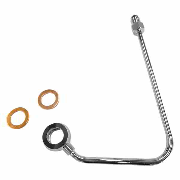 取寄せ ABSアッパーブレーキラインアダプター - クローム マグナム ABS Upper Brake Line Adapter - Chrome AS37000 DRAG 17420457