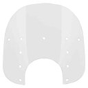 取寄せ 交換脂肪フロントガラスプラスチック メンフィスシェード Fats Windshield - 15 - 9 Headlight Cutout - Clear - Plastic MEP3520 DRAG 23130085
