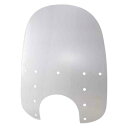 取寄せ 交換脂肪フロントガラスプラスチック メンフィスシェード Fats Windshield - 19 - 9 Headlight Cutout - Clear - Plastic MEP3810 DRAG MEP3810