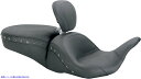  LowDown 2AbvV[g }X^O Lowdown Seat with Driver Backrest - Black Studded 79705 DRAG 08010606