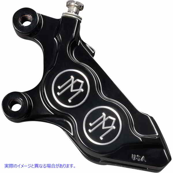 取寄せ 4ピストンキャリパー パフォーマンスマシーン 4-Piston Caliper - Contrast Cut - Left Front 0052-2425-BM DRAG 17010671