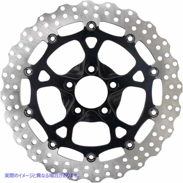 取寄せ ツーピースブレーキローター パフォーマンスマシーン Front Dominator Rotor - 13 - Black 0133-3059S-B DRAG 17103934