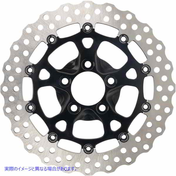 取寄せ ツーピースブレーキローター パフォーマンスマシーン Rear Dominator Rotor - 11.8 - Black 0133-1807S-B DRAG 17103936