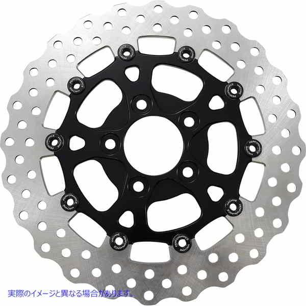 取寄せ ツーピースブレーキローター パフォーマンスマシーン Rear Dominator Rotor - 11.5 - Black 0133-1536S-B DRAG 17104297