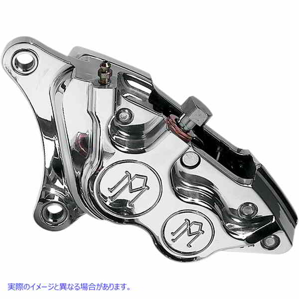 取寄せ 4ピストンディファレンシャルボアキャリパー パフォーマンスマシーン Caliper - Front Left - Polished - 00-17 Harley-Davidson 0053-2919-P DRAG DS324608