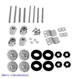 取寄せ S4クイックディスコネクトサドルバッグドッキングポストとハーレー用ファスナーキット サドルマン Quick Disconnect Kit - Dyna 3501-0340 DRAG 35010340