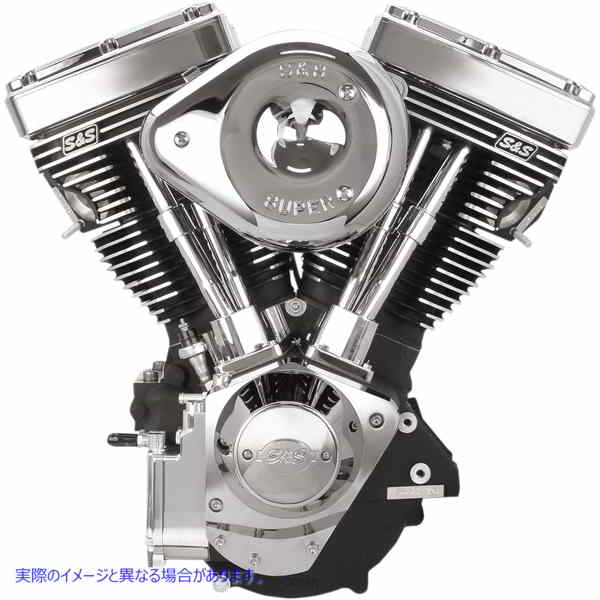 【取寄せ】 106-5704 S&S CYCLE ENGINE COMP V111 BLK/CHR 09010183 ドラッグスペシャリティーズ 0901-0183 DRAG SPECIALTIES