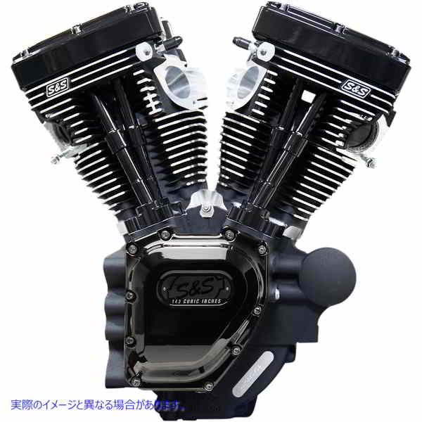 取寄せ T143ロングブロックエンジン エスアンドエス サイクル T143 Long Block Engine - Black 310-083..