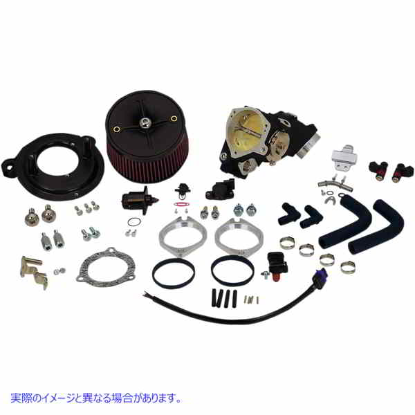 取寄せ 70mm誘導キット エスアンドエス サイクル Electric Fuel Injection Intake for T143 '02-'05 170-0289 DRAG 10210012