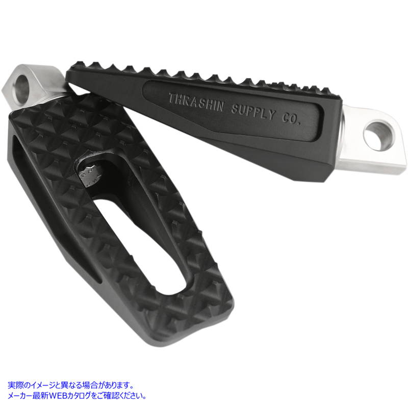 取寄せ P-54フットペグ スラッシン サプライ Front/Rear P-54 Slim Footpegs - Black - 1.375 TSC-2021-1 DRAG 16201756