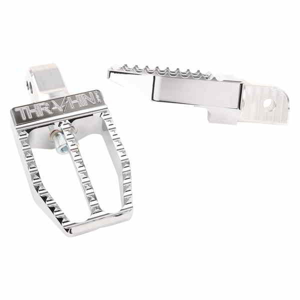 取寄せ FOOTPEGS MILITANT M8 SOFTAIL REAR CHROME TSC-2019-3-SR DRAG 16202616