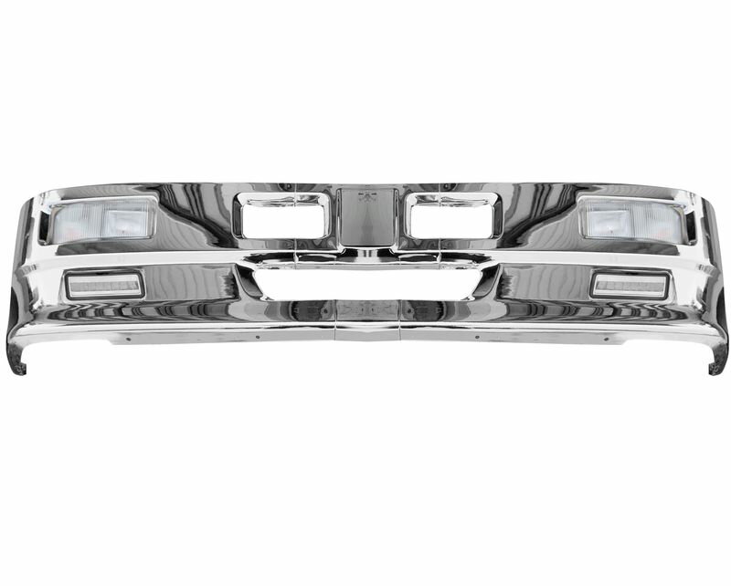 いすゞエルフ2t標準白平成5年7月～メッキハイブリッドFバンパーW1780H450mmフォグLステー付き12-24V白LED JP-C030N+BST04+BST12+FLED