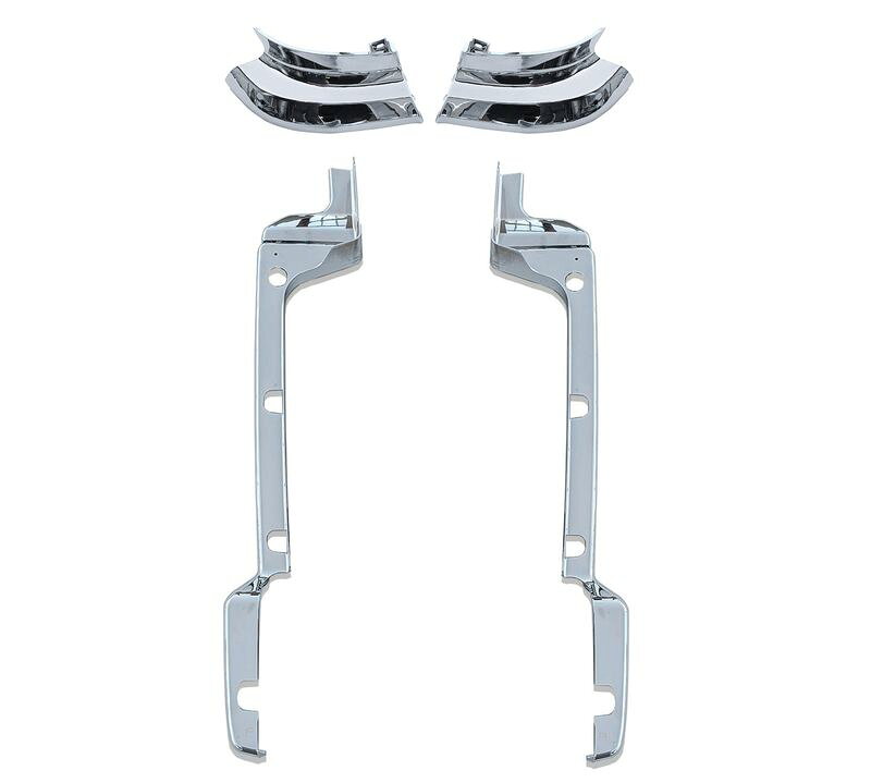 いすゞ ファイブスター ギガ メッキ バンパー アッパー カバー ＆ エンド カバー 左右 3点セット JP-GBST-GIGA-N+JP-GIGA-BPG