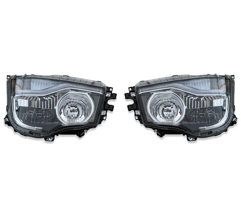 17 スーパーグレート 対応 LED ヘッドライト 左右セット 補修用 アフターパーツ 社...