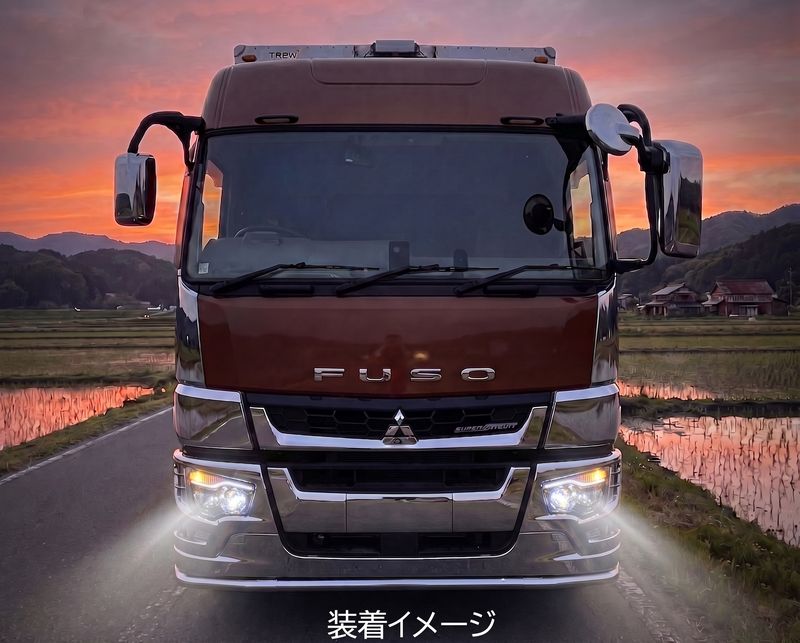 17 スーパーグレート 対応 LED ヘッドライト 左（助手席側） 補修用 アフターパー...