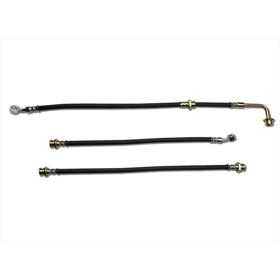 ジムニー JB23 ブレーキホース 50mm ロング 黒 3本セット ZERO AP051RL