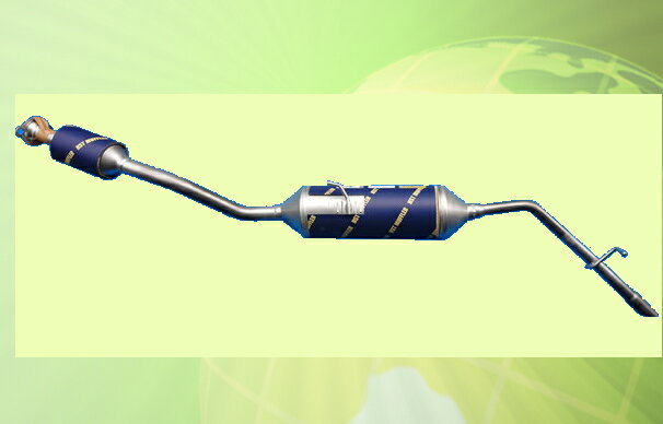 サンバーバン EBD-S321B. S331B 　車検対応　新品触媒付マフラー ■ 純正同等 HST　055-215C