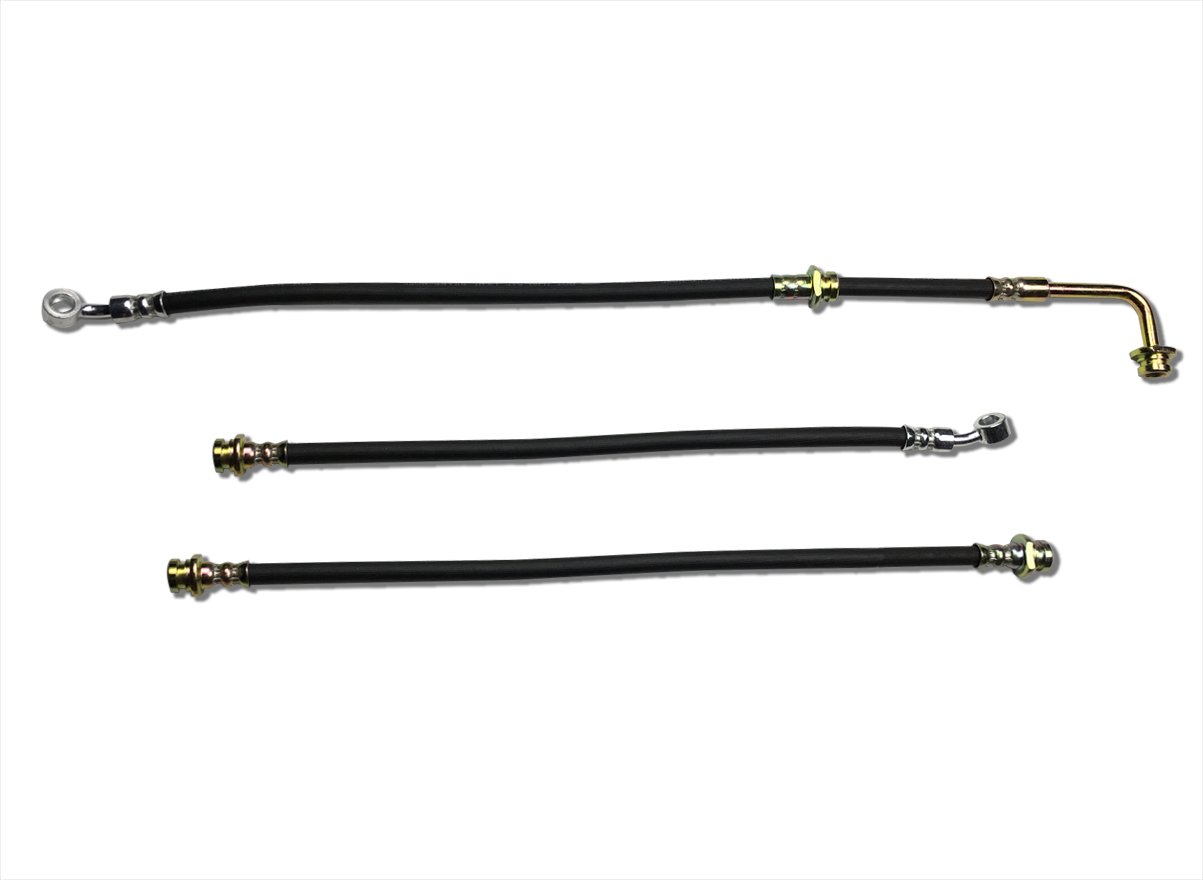 ジムニー JB23 ブレーキホース 50mm ロング 黒 AP-JB003-1