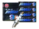 NGK イリシリーズ IRIWAY9 3本 ミニキャブ U41T U42T U41TP U42TP U41V U42V U61V U62V チューニングエンジン用高熱価プラグ