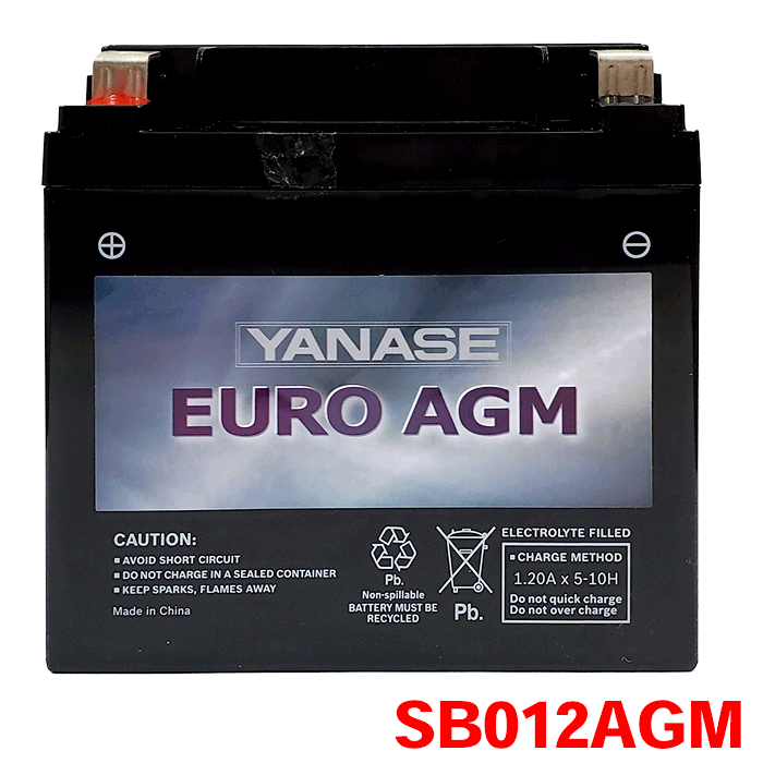 ヤナセ ユーロブラック 外車用 補機バッテリー SB012AGM Eクラス W212※必ず現在お使いのバッテリーの Ah数 サイズ を確認して下さい。