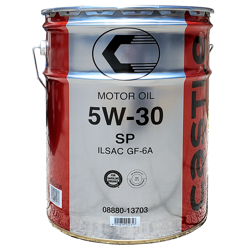 年間累計300缶突破 SP GF-6A 5W30 20L トヨタ キャッスルオイル省燃費型高性能 鉱物油[最安値に挑戦！]ガソリンエンジンオイル 08880-13703のサムネイル